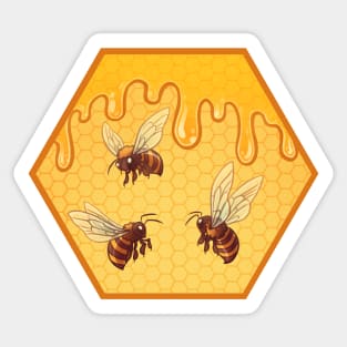 Honey and Bees 1 Sticker